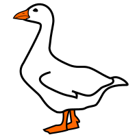 Emoji goose